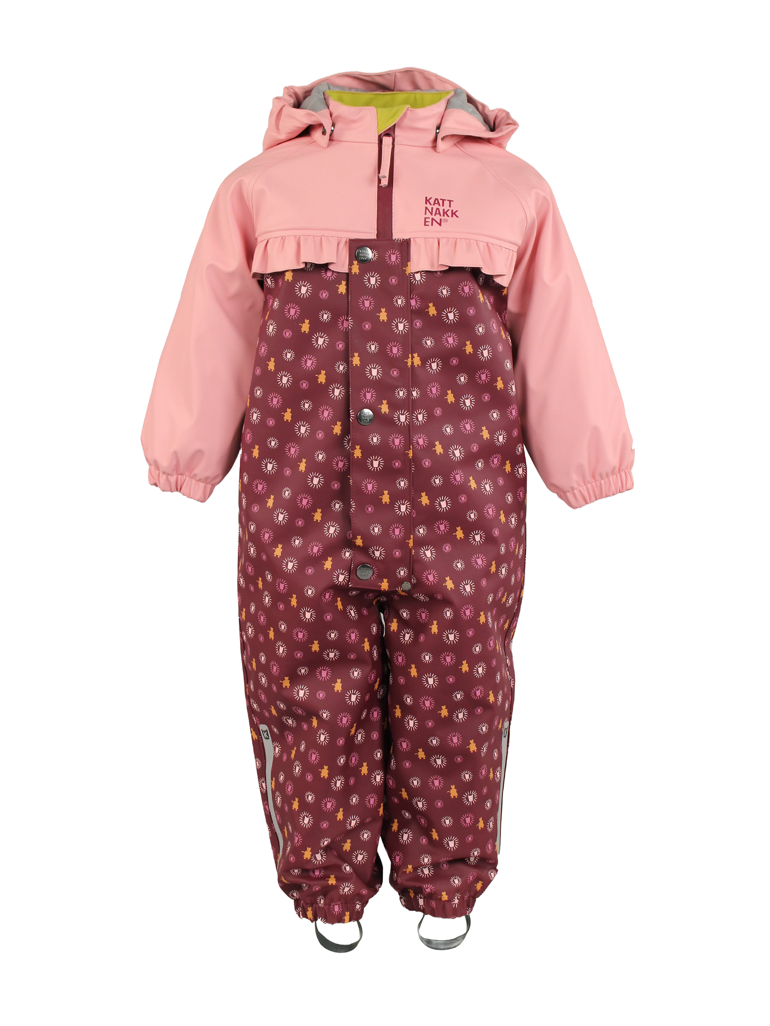 Kattnakken Vinterregndress Baby Pytt - Rosa Krystall